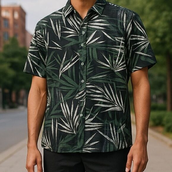 Volcom Warbler Men’s Hawaiian Camp Shirt Size XXL - Picture 2 of 9